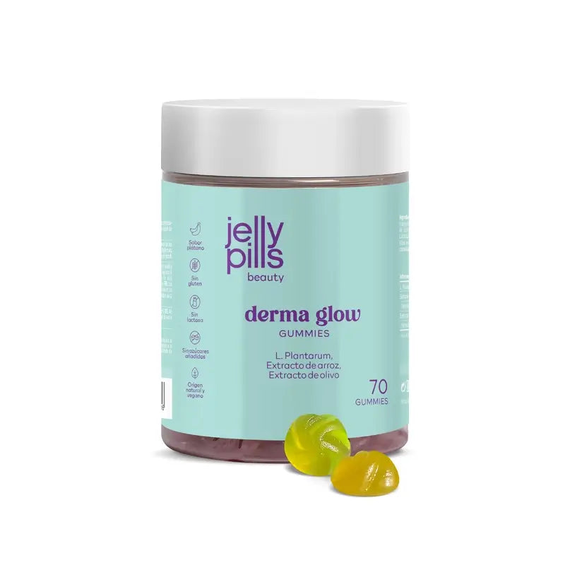 Gelee-Pillen Dermaglow , 70 Gummibärchen