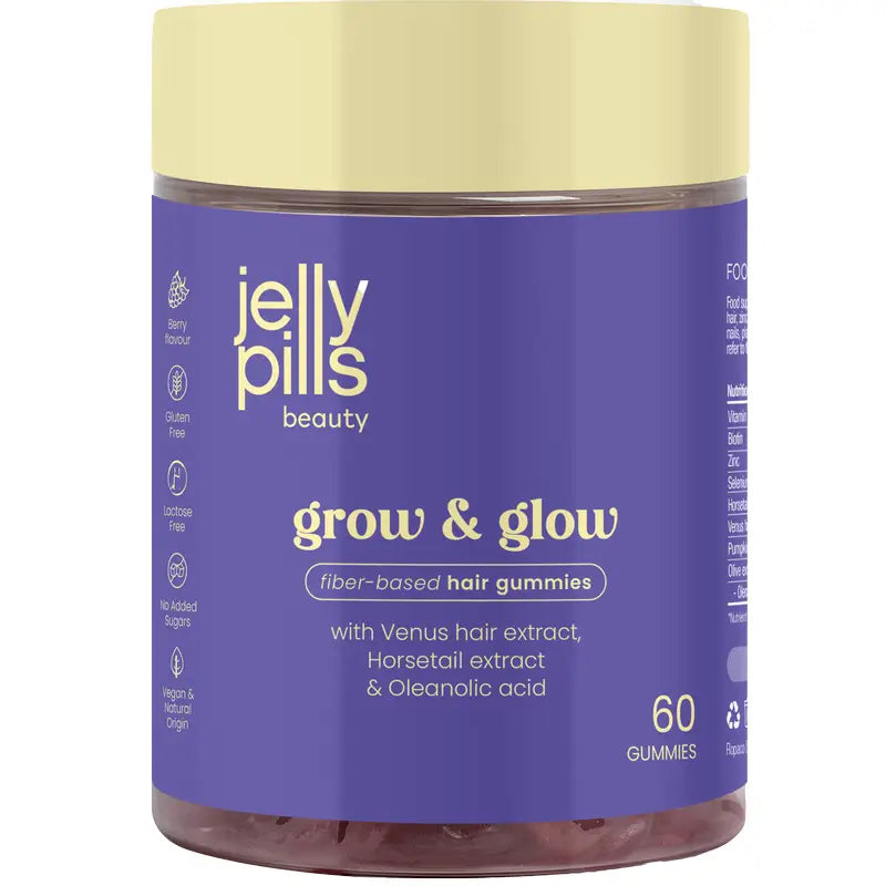 Jelly Pills Grow & Glow , 60 Gummibärchen