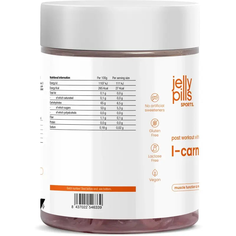 Jelly Pills L-Carnitin Orange, 70 Stück