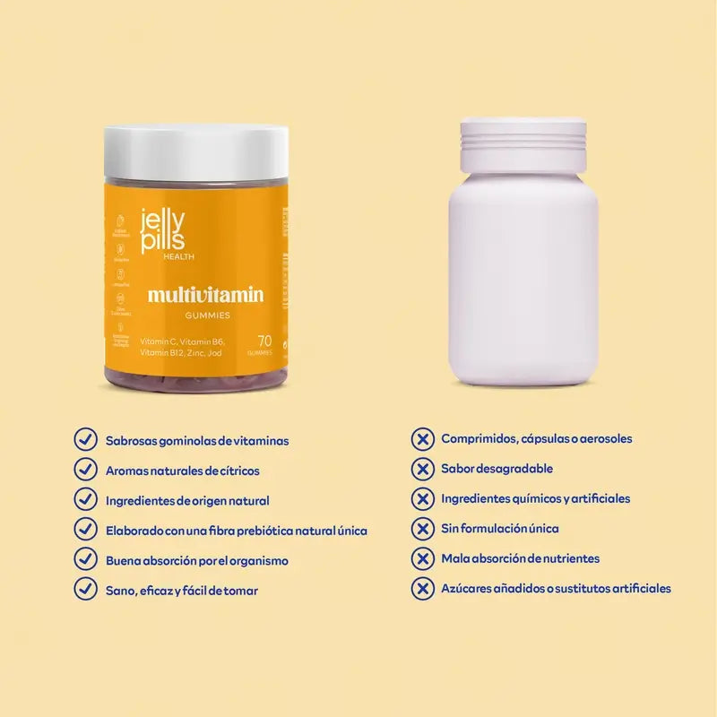 Jelly Pills Multivitamin, 70 Gummibärchen