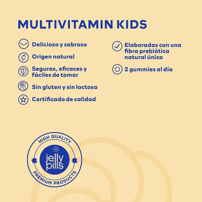 Jelly Pills Multivitamin-Kinder, 70 Gummibärchen