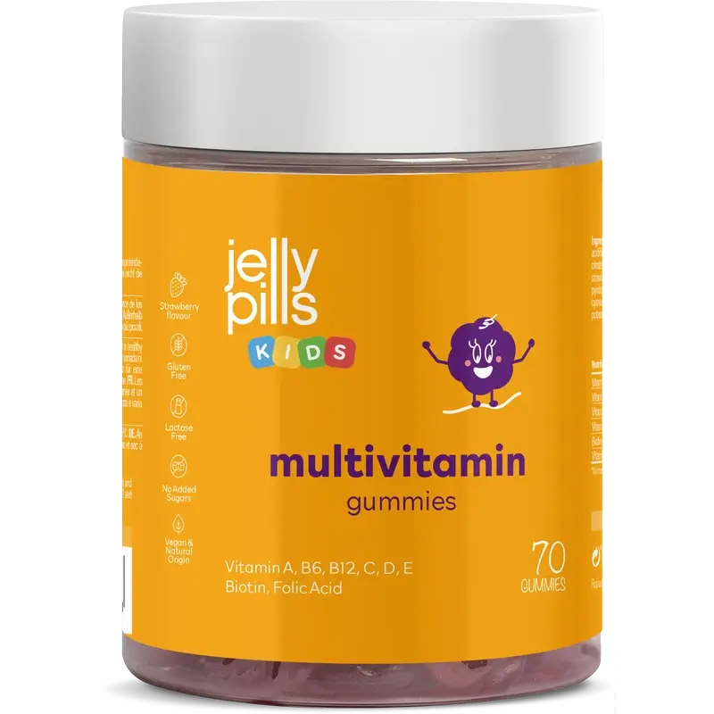 Jelly Pills Multivitamin-Kinder, 70 Gummibärchen