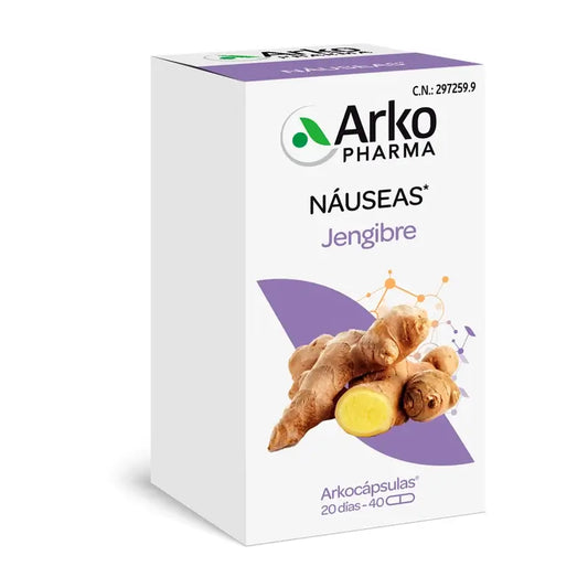 Arkopharma Arkocápsulas Ingwer Bio, 40 Kapseln