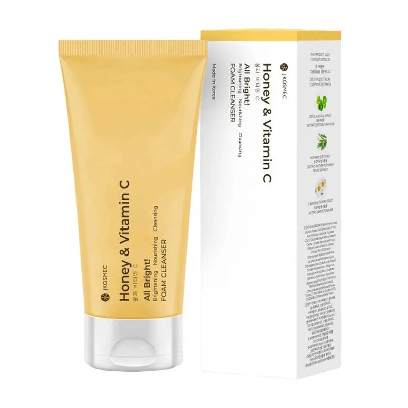 Jkosmec All Bright Honig und Vitamin C Schaumreiniger , 180 ml