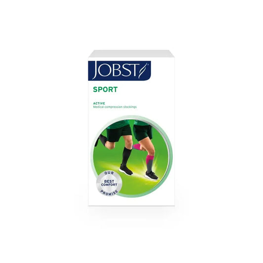 Jobst Sport Socken, Schwarz/Grau, 20-30 Mmhg