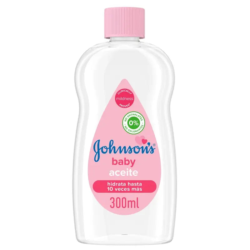 Johnson's Baby Regular Oil, macht die Haut weich und gesund, ideal für zarte Haut, 300 ml