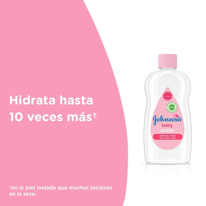 Johnson's Baby Regular Oil, macht die Haut weich und gesund, ideal für zarte Haut, 500 ml