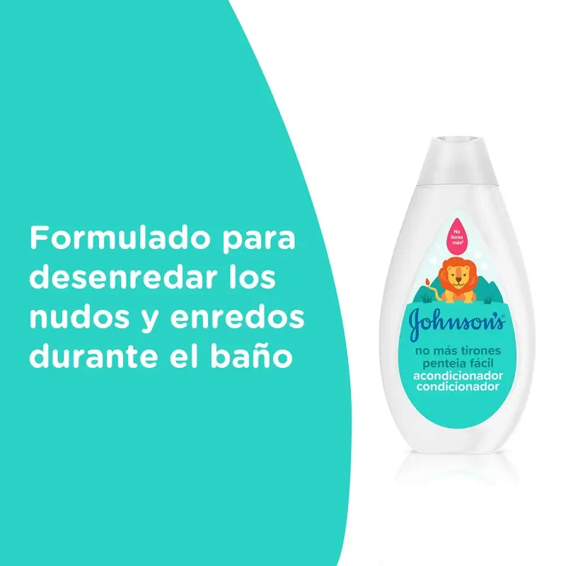 Johnson's Baby Detangling Conditioner, langes oder lockiges Haar, reißfrei, hypoallergen, 500 ml