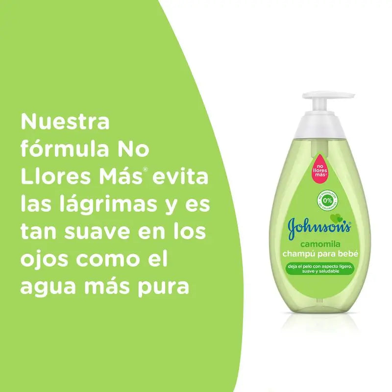 Johnson's Baby Kamille Shampoo, tägliche Anwendung, reinigt und beruhigt, sulfatfrei, für die ganze Familie, 750ml