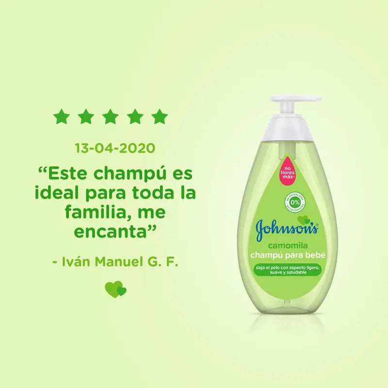 Johnson'S Baby Kamillen-Shampoo, Ideal für die ganze Familie, 300 ml