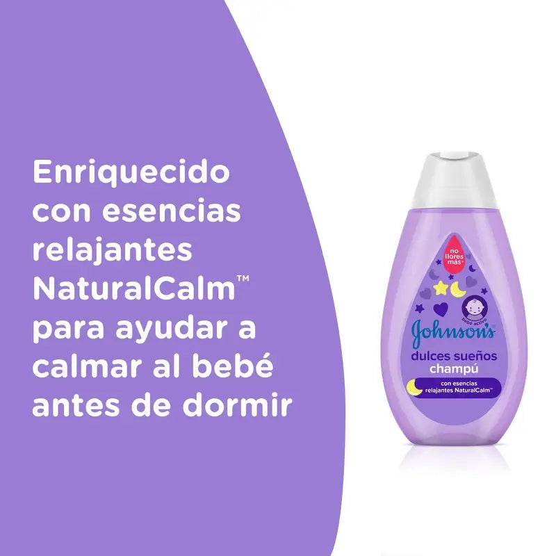 Johnson'S Baby Sweet Dreams, Naturalcalm Entspannungsessenz Shampoo, Lavendel & Kamille, 300 ml