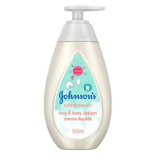 Johnson'S Baby Cottontouch 24 Stunden feuchtigkeitsspendende Gesichts- und Körperlotion, 500 ml