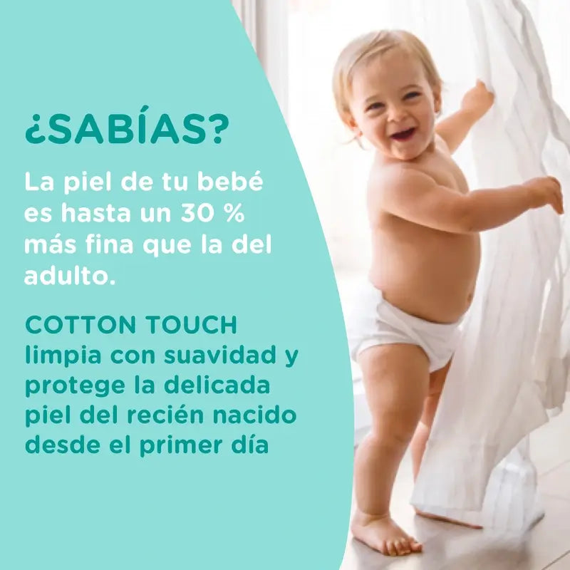 Johnson's Baby Cottontouch Badegel, für Babys und Neugeborene, feine & zarte Haut, mit reiner Baumwolle, 500 ml