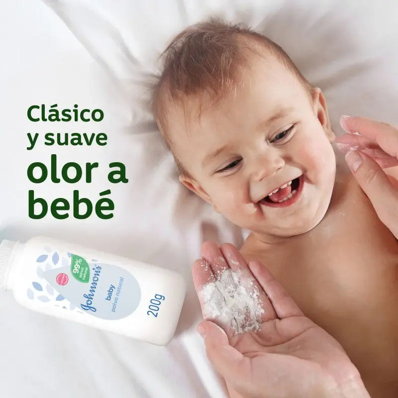 Johnson'S Baby Natural Puder, 200 g