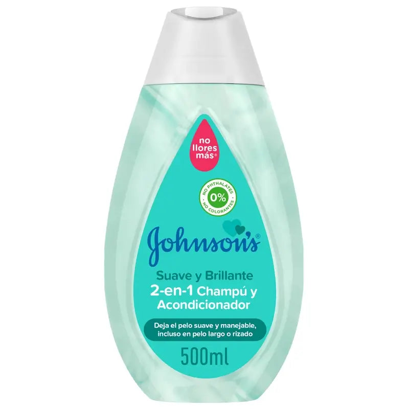 Johnson'S Baby Soft & Shiny 2 In 1 Shampoo & Spülung, 500ml