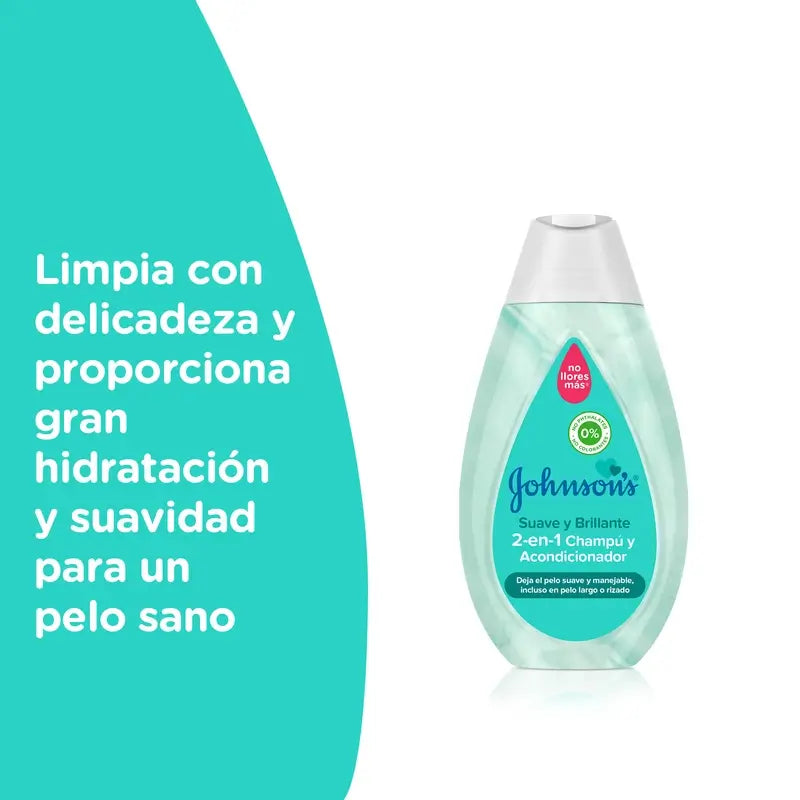 Johnson'S Baby Soft & Shiny 2 In 1 Shampoo & Spülung, 500ml