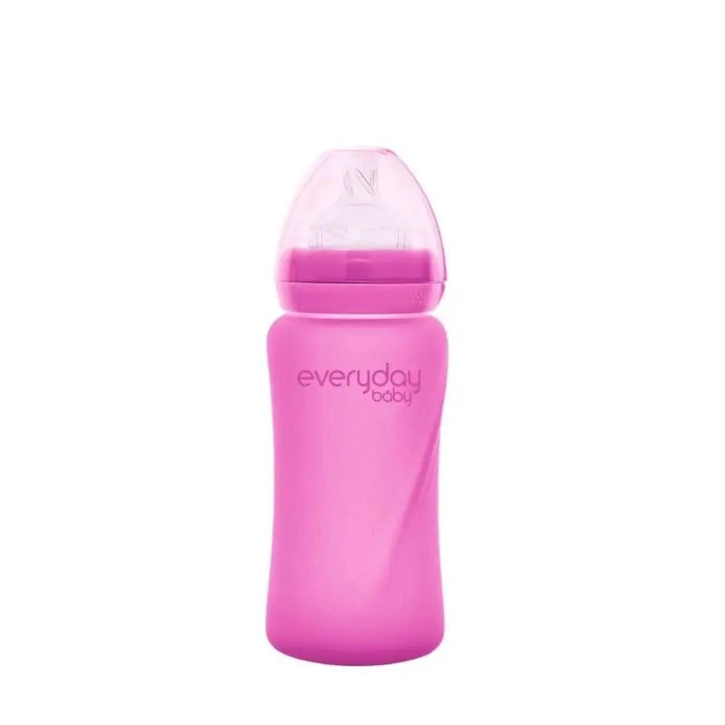 Joykids Glas Babyflasche 240Ml Fuchsia Thermos Everyday Baby