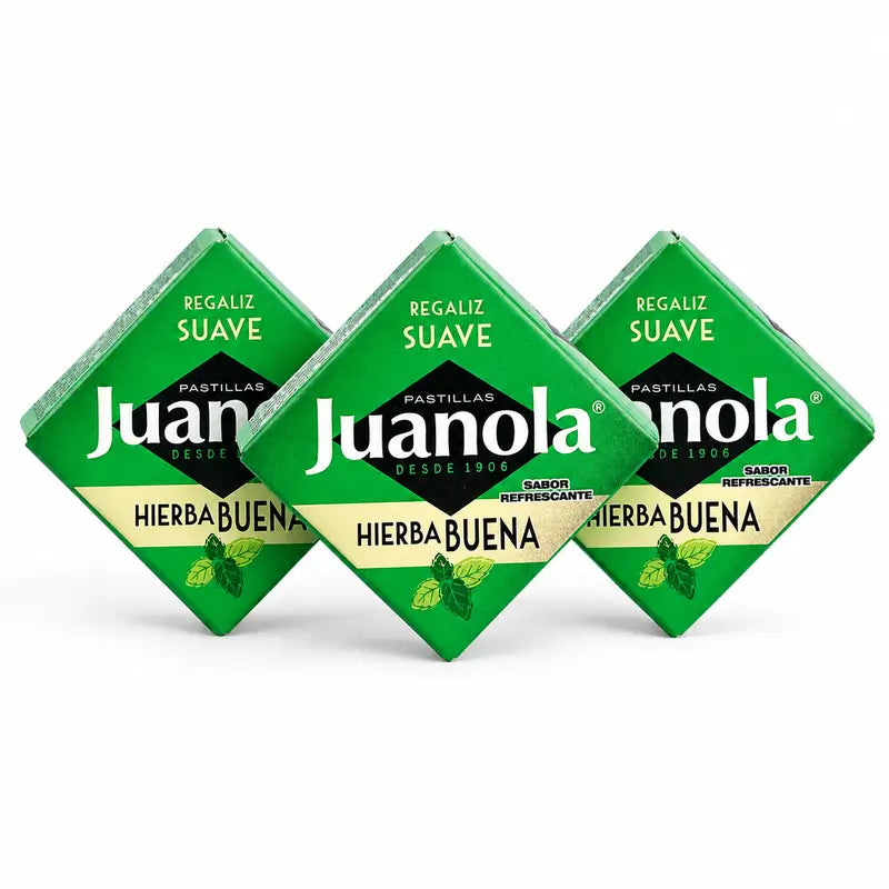 Juanola Pfefferminzbonbons, 3er-Pack à 5,4 g