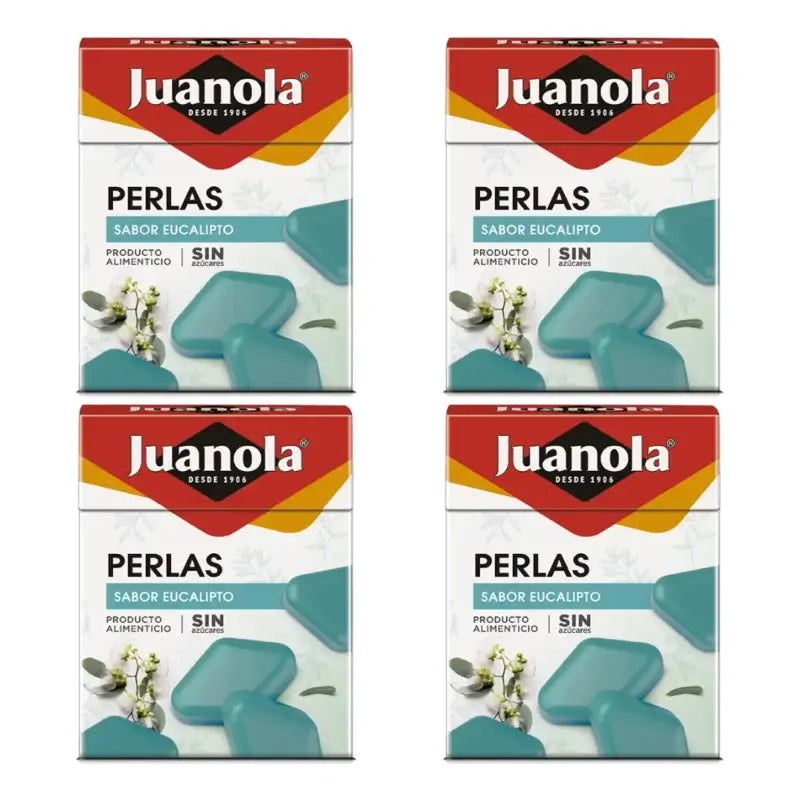 Juanola Balsamico-Perlen mit Eukalyptus, 4 x 25 g