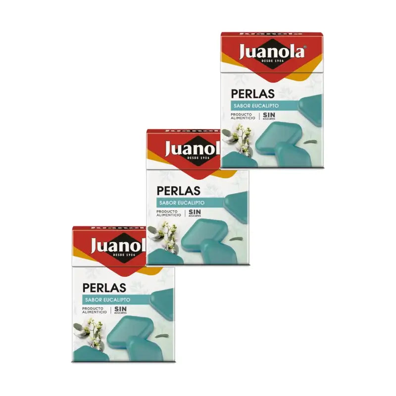 Juanola Balsamico-Perlen mit Eukalyptus, 3er-Pack à 25 g