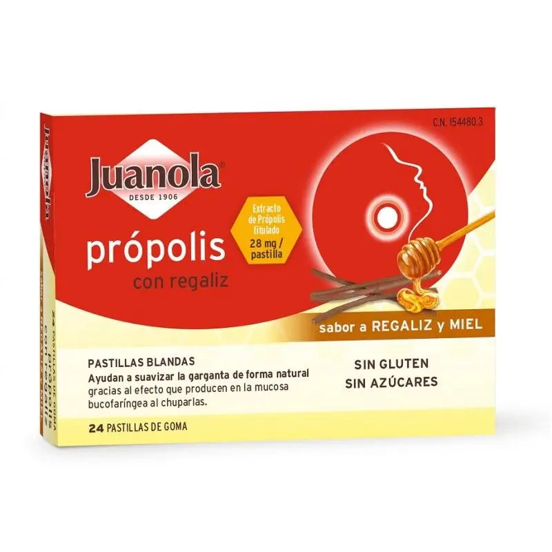 Juanola Propolis Lakritze, 24 Tabletten