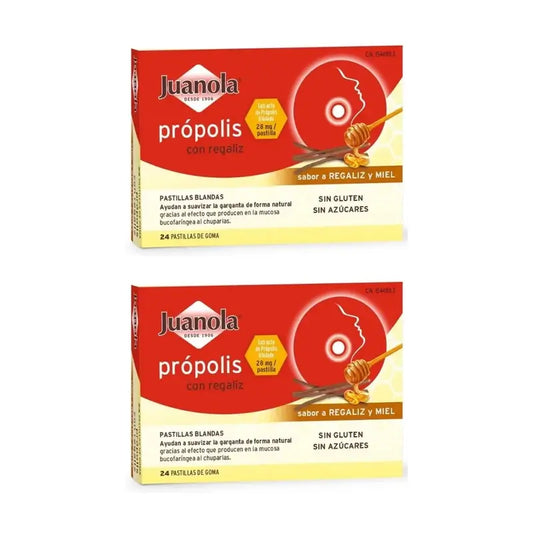 Juanola Propolis Lakritze, 2X24 Tabletten