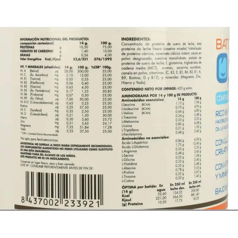 Just Aid Optima Schokoladen-Protein-Shake 420Gr