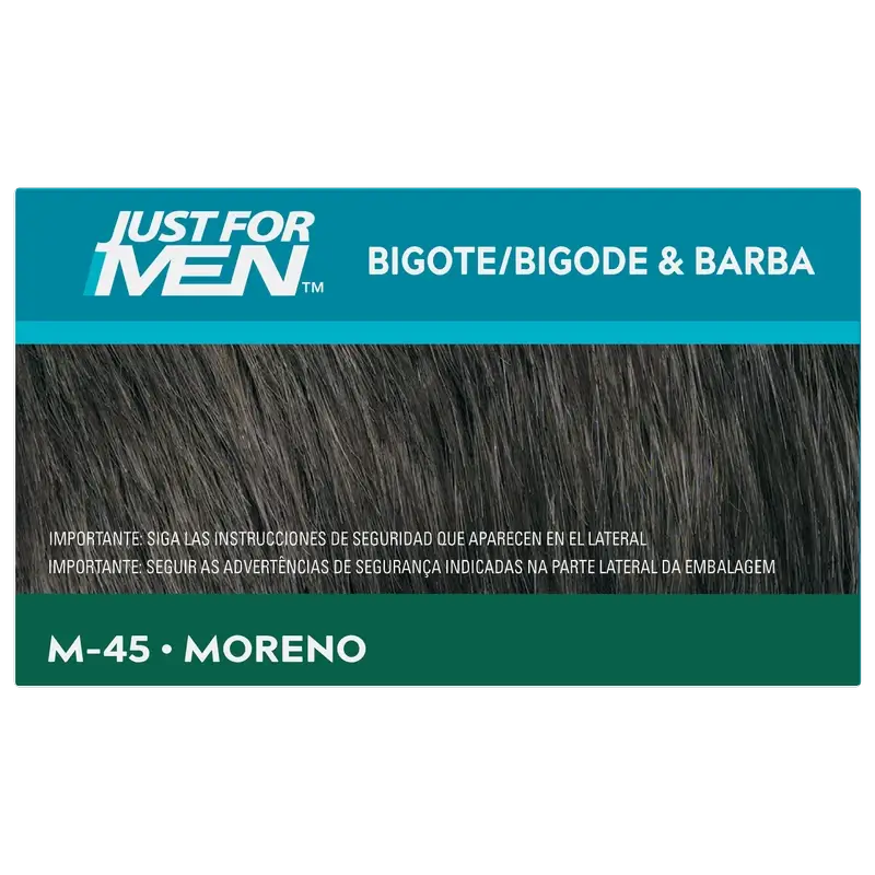 Just For Men Schnurrbart und brauner Bart