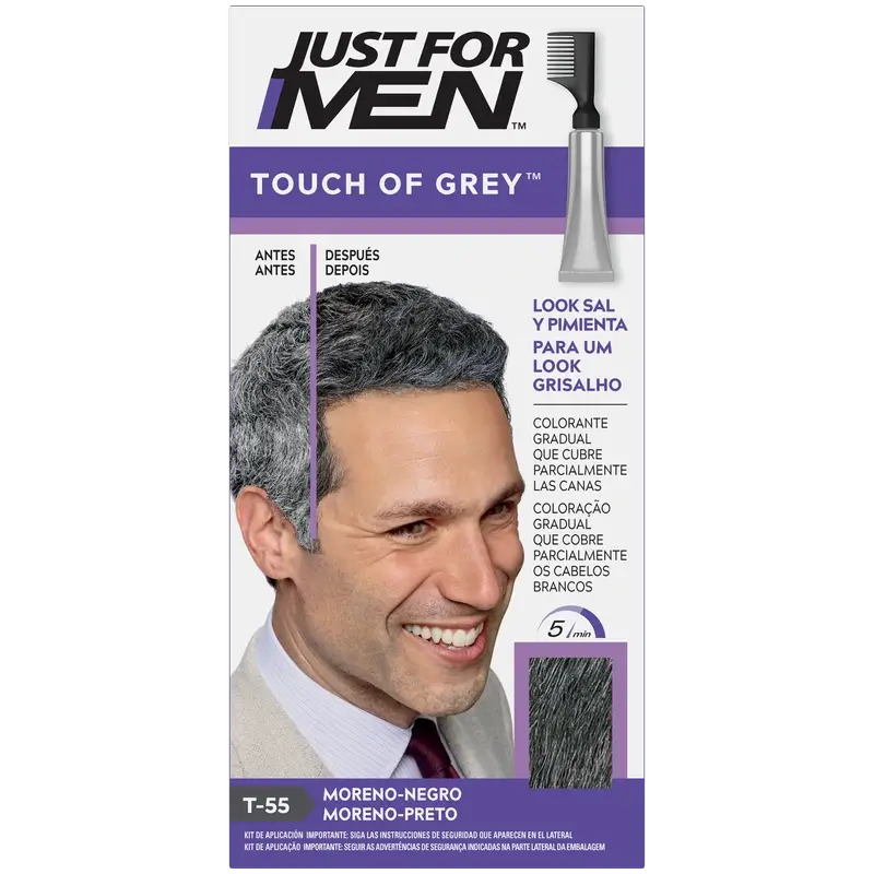 Just For Men Touch Of Grey Braun-Schwarz