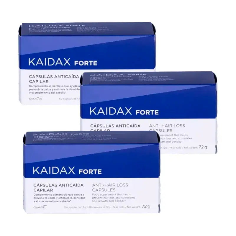 Kaidax Forte Anti-Haarausfall, Packung 3 x 60 Kapseln