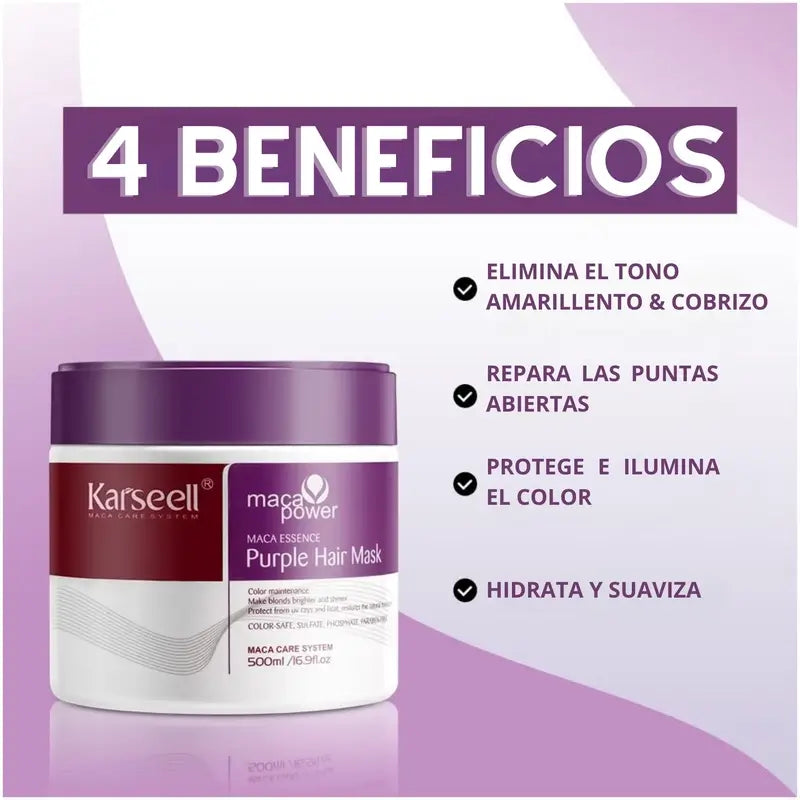 Karseell Lila Haar Maske , 500 ml