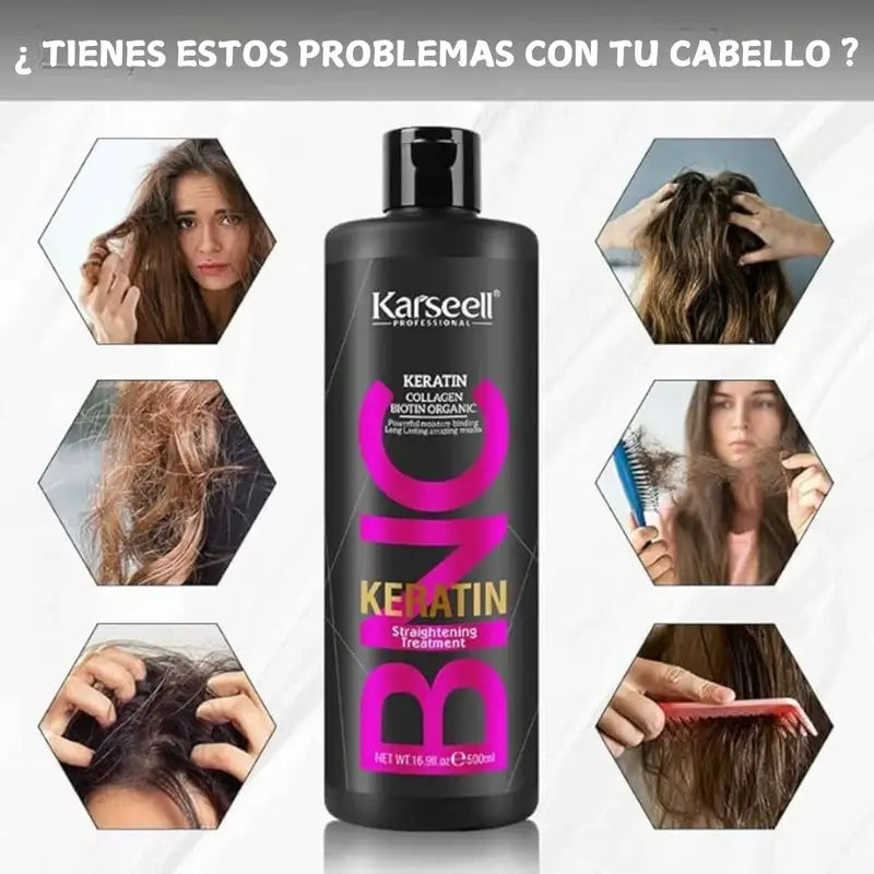 Karseell Keratin Haarglätter Weiß , 500 ml