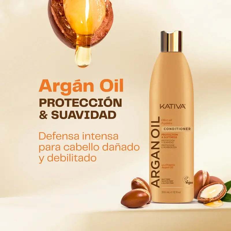 Kativa Argan-Oliven-Peptid-Spülung, 500 ml
