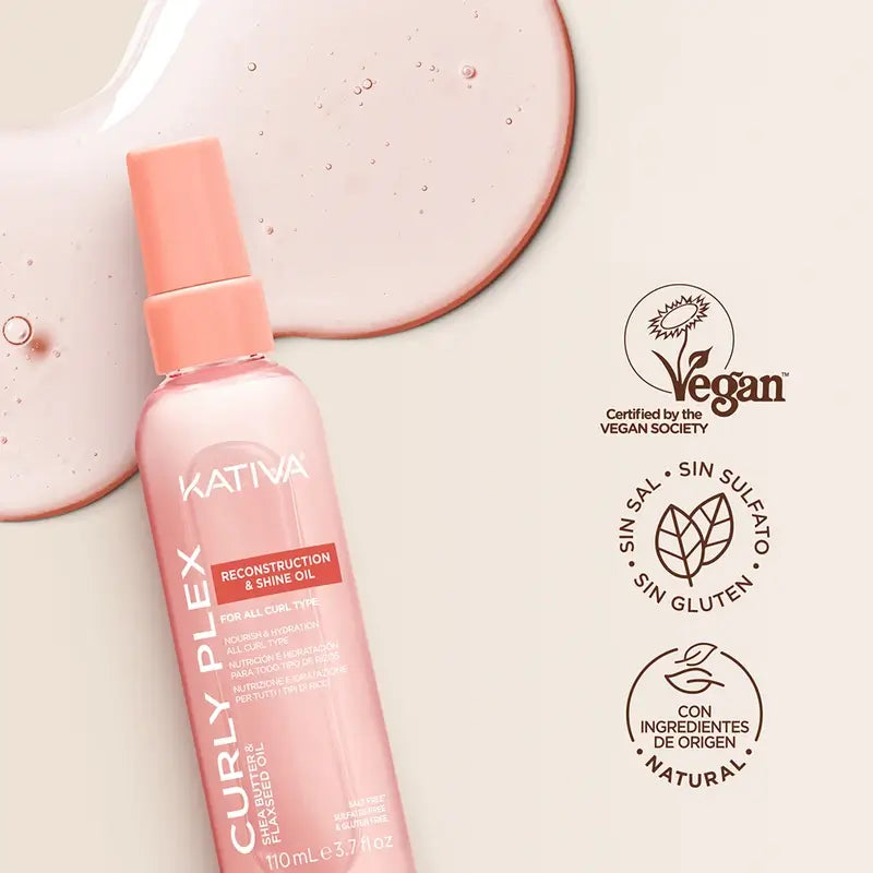 Kativa Curly Plex Rekonstruktions- & Glanzöl , 110 ml