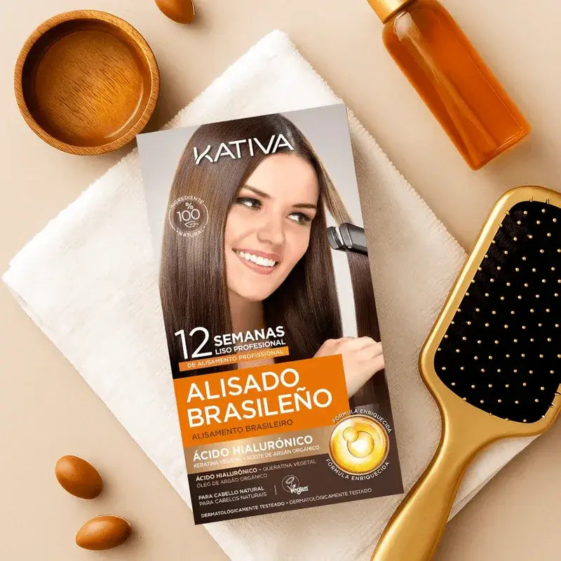 Kativa Keratin Glättungsset mit Hyaluronsäure