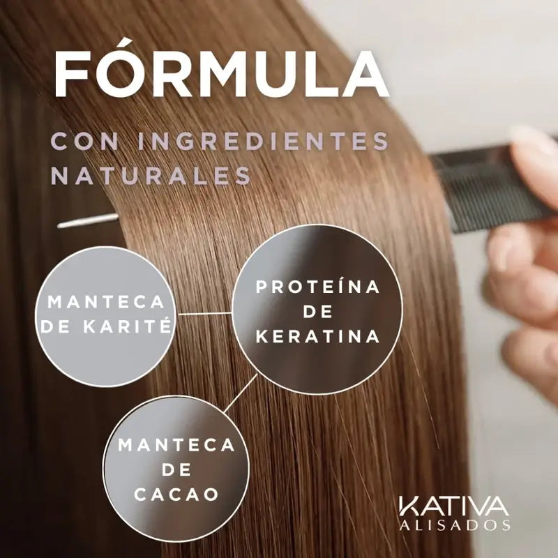 Kativa Keratin Kit Brasilianisches Glätten Express Veg, 1 Stk.