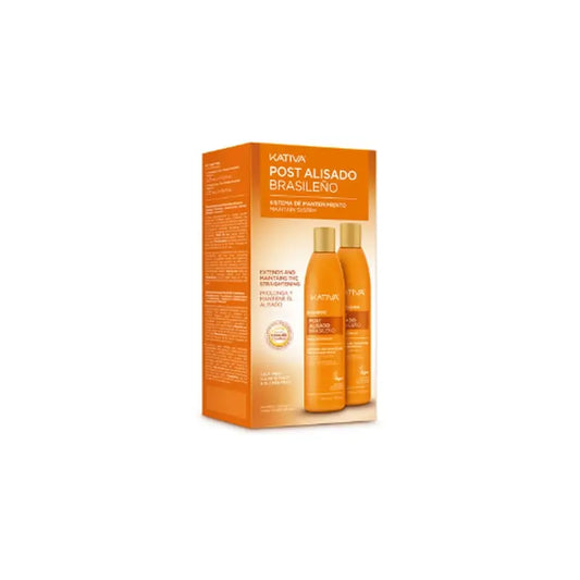 Kativa Post Brazilian Straightening Kit, 2 Stück