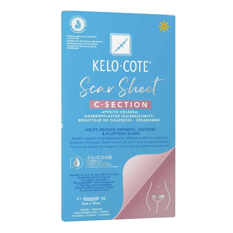 Kelo-Cote Kaiserschnitt-Verband 3X15 Cm, 1St.