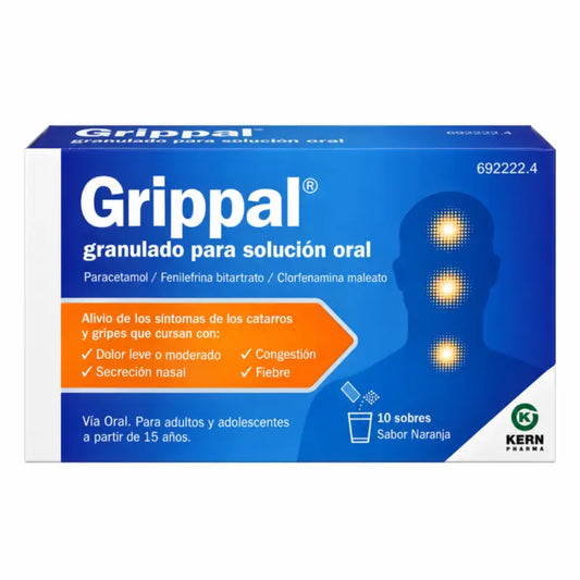 Grippal Mundlösung Orangengeschmack 10 Beutel Granulat