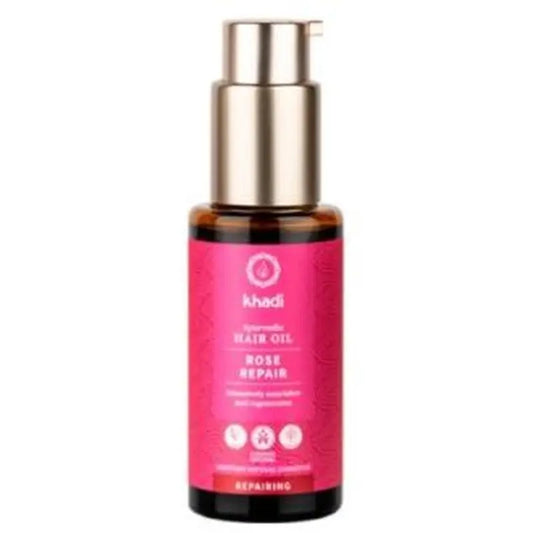 Khadi Rose Hair Oil Repairing Damaged Hair 50Ml.