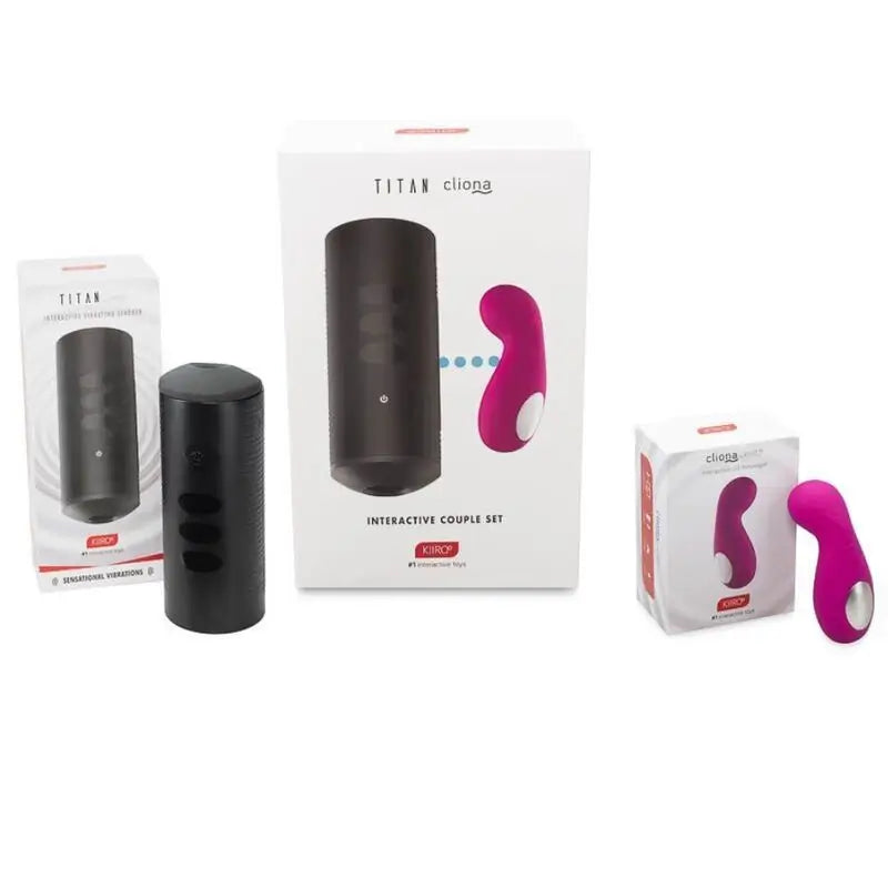 Kiiroo Titan & Cliona Flieder Paare Set