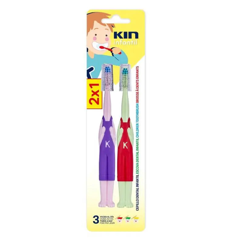 KIN KIN Kinderzahnbürste 2X1