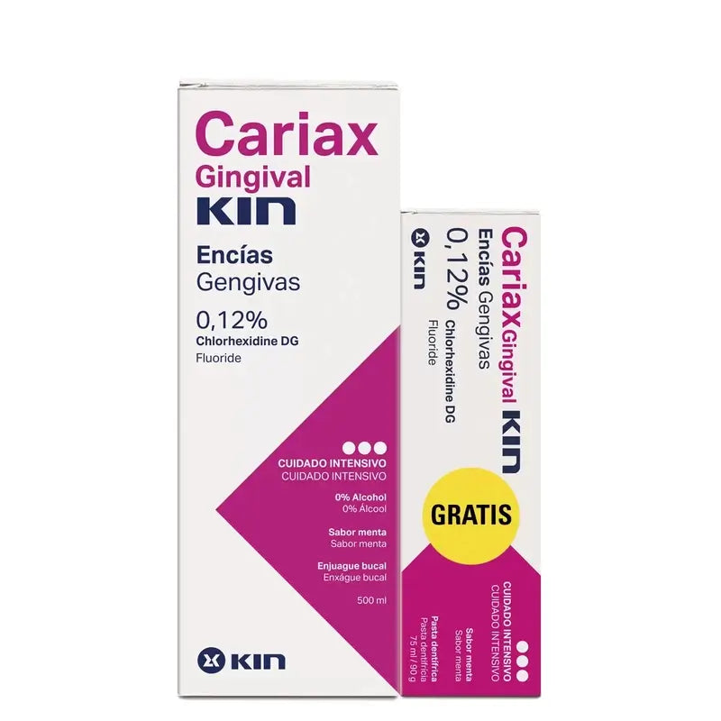 Kin Cariax Zahnfleisch-Mundspülung, 500+75 ml