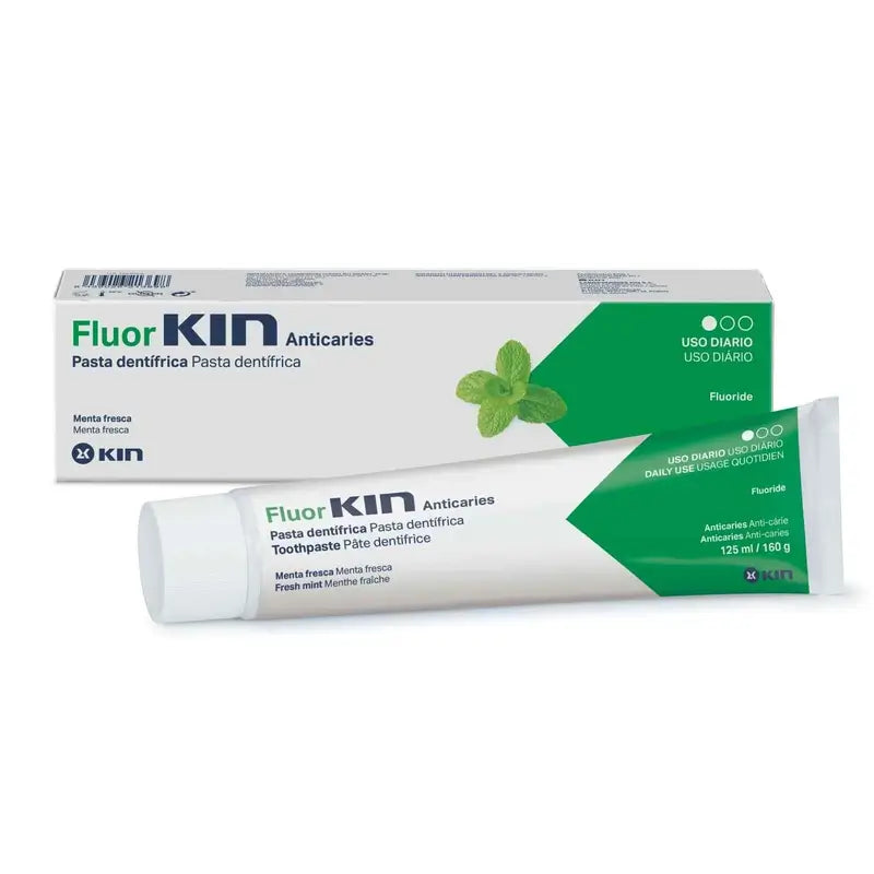 KIN Fluorkin Anti-Karies Pfefferminzpaste, 125 ml