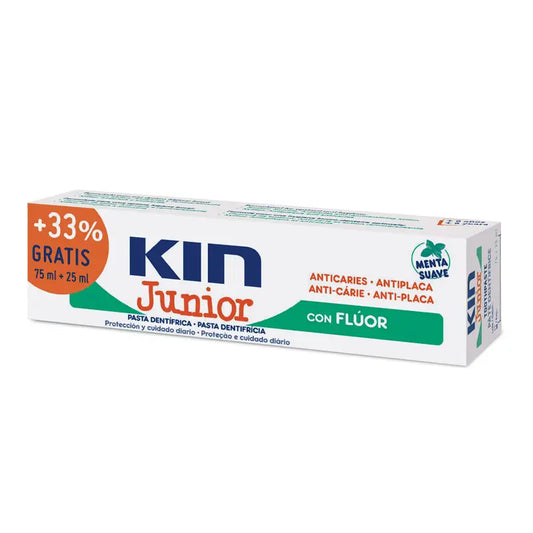 KIN Junior Mint Mild Toothpaste 75+25 ml