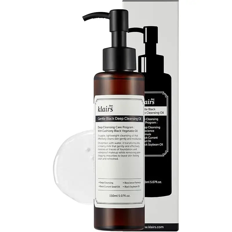 Klairs Gentle Black Tiefenreinigungsöl, 150 ml