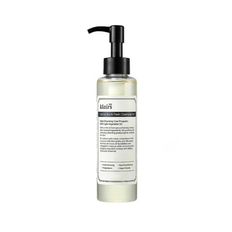 Klairs Sanftes Schwarzes Frischöl-Reinigungsmittel, 150 ml