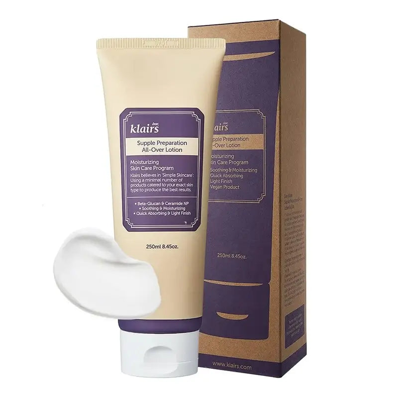Klairs Geschmeidige Vorbereitung All Over Lotion, 250 ml