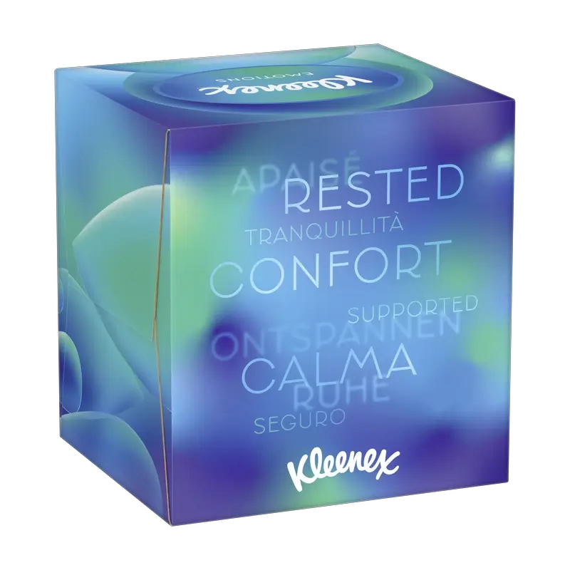 Kleenex Cube Collection Kosmetiktücher, 48 Stück.