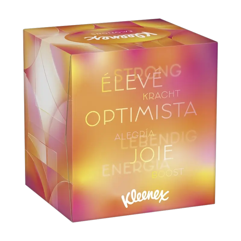 Kleenex Cube Collection Kosmetiktücher, 48 Stück.